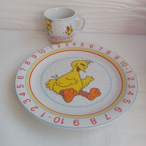 Sesame Street Big Bird White Dining Set